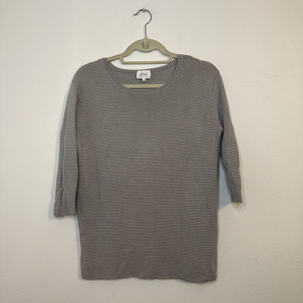 WILFRED Aritzia Women's Sweater top Linen Blend Size XS